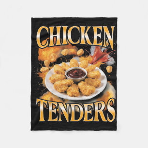 Cobertor De Velo Frango Tenders Bootleg Divertido Comida