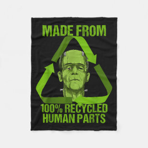 Cobertor De Velo Frankenstein Feito a Partir de 100% Peças Humanas 