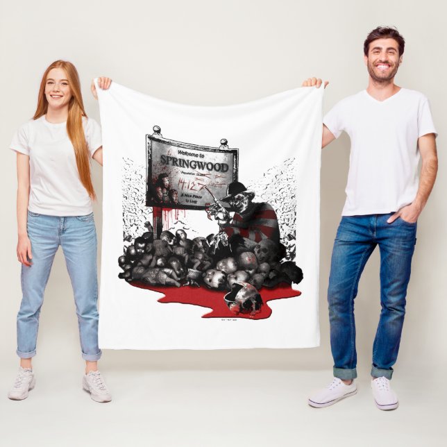 Cobertor De Velo Freddy vs Jason | Bem-vindo a Springwood (In Situ)