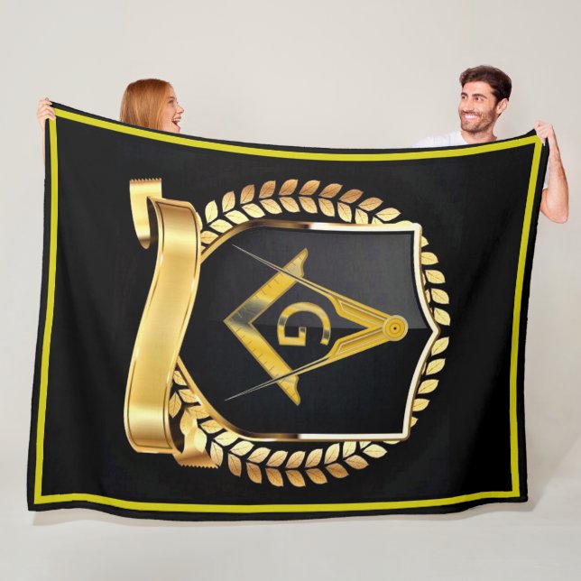 Cobertor De Velo Freemason Fleece Blanket (In Situ)