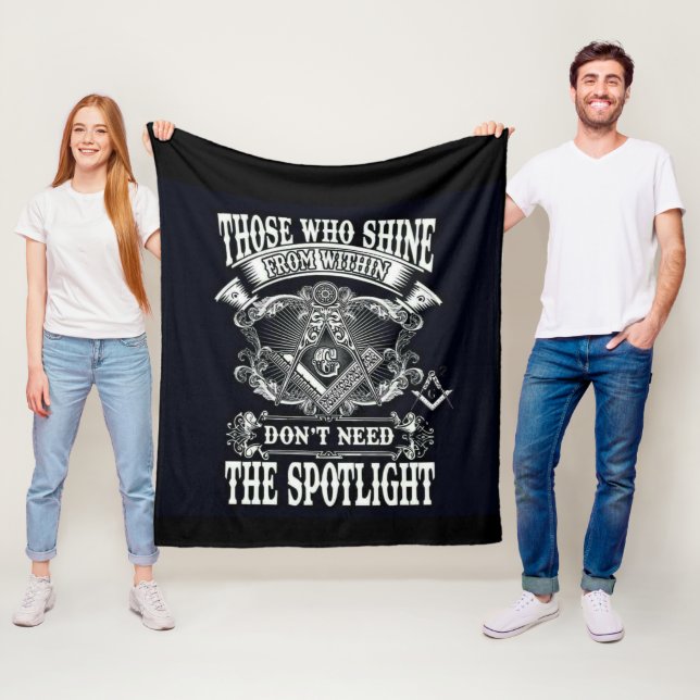Cobertor De Velo Freemason Fleece Blanket (In Situ)