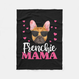 Cobertor De Velo Frenchie Bulldog Mama