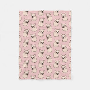 Cobertor De Velo Frenchie de creme bonito precisa algum amor