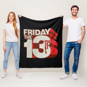 Cobertor De Velo Friday the 13th Bleeding Stacked 3D Logo