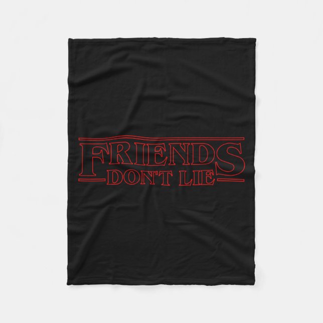 Cobertor De Velo Friends Don't Lie  (Frente)
