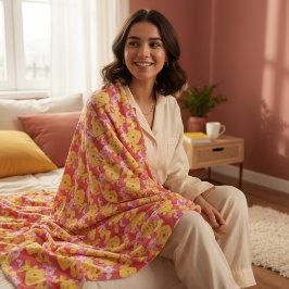 Cobertor De Velo Friends Fleece Blanket