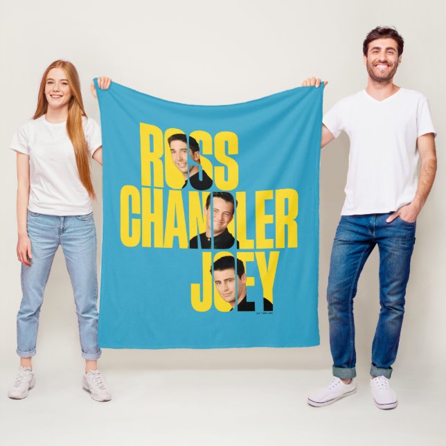 Cobertor De Velo FRIENDS™ | Ross, Chandler e Joey (In Situ)