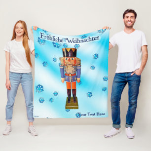 Cobertor De Velo Fröhliche Weihnachten Fleece B