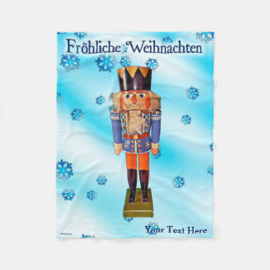 Cobertor De Velo Fröhliche Weihnachten Fleece B