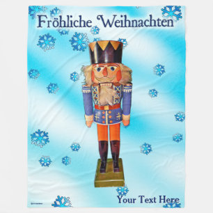 Cobertor De Velo Fröhliche Weihnachten, o quebra-cabeça alemão
