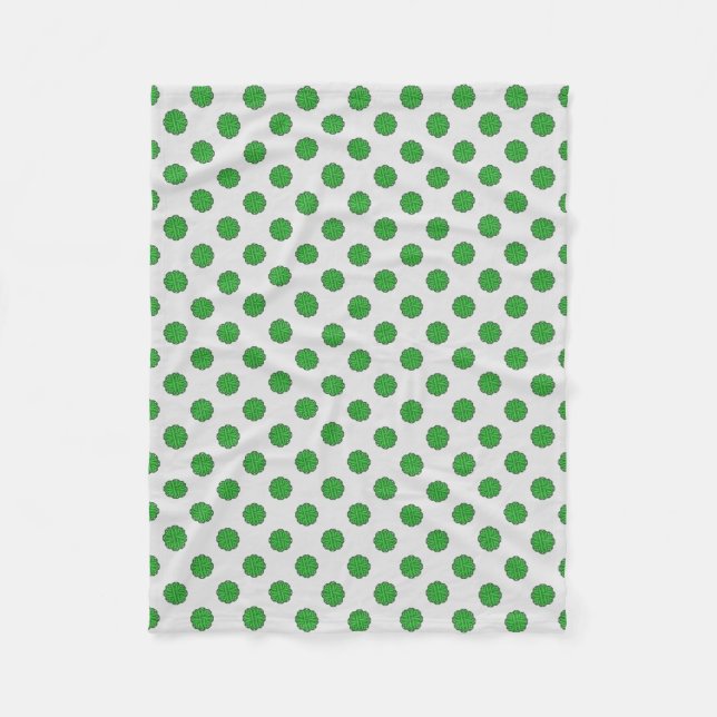 Cobertor De Velo Frota Verde Friso por Kenneth Yoncich (Frente)