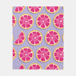 Cobertor De Velo Fruta sem soldadura, fatias de toranja com sha