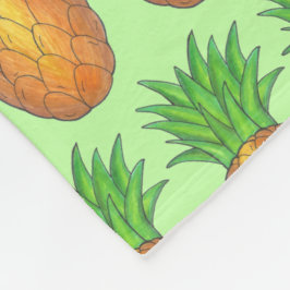 Cobertor De Velo Fruta Tropical Havaiana de Luau Pineapple