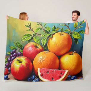Cobertor De Velo Frutas frescas em uma Design perfeita Mix