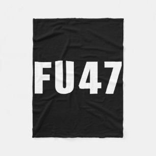 Cobertor De Velo Fu47 Funny Anti Trump 2024 Patriotic American Flag