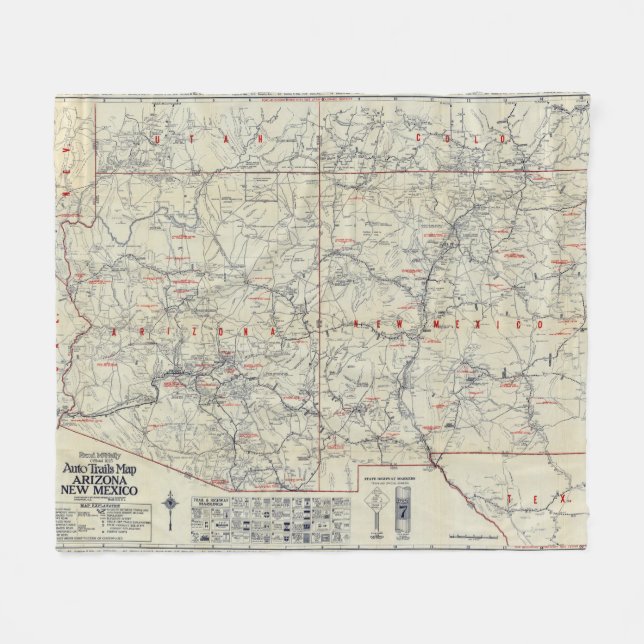 Cobertor De Velo Fugas do oficial 1925 de McNally da margem auto (Frente (Horizontal))