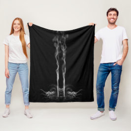 Cobertor De Velo Fumaça de Dragão Negro