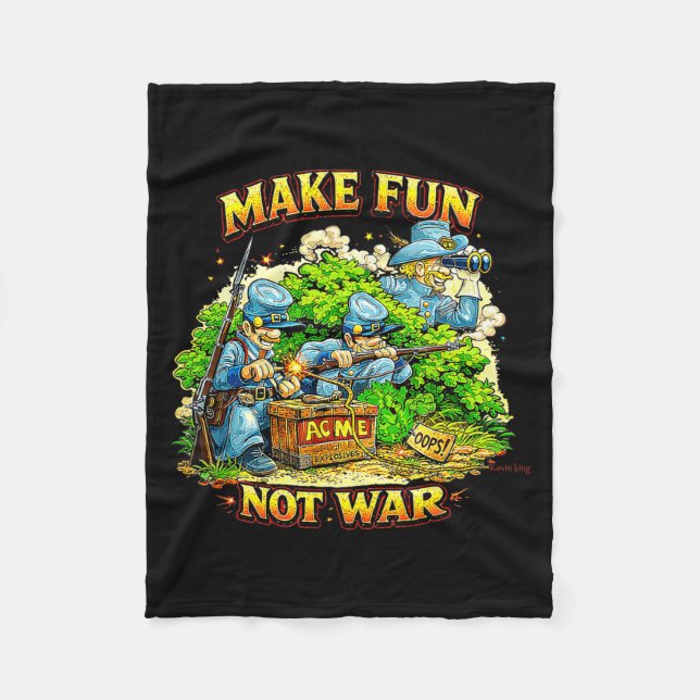Cobertor De Velo Fun Civil War Gift  (Frente)