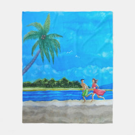 Cobertor De Velo Fun in the Sun Run