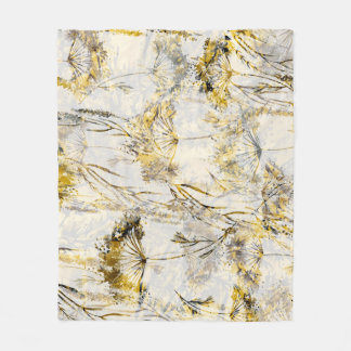 Cobertor De Velo fundo aquarela abstrato: dandelion, juniper