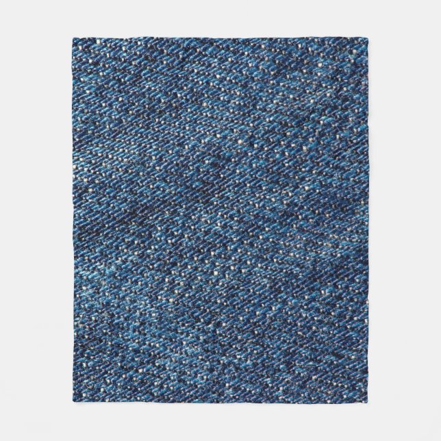 Cobertor De Velo Fundo de textura jeans preto azul. (Frente)