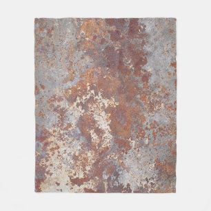 Cobertor De Velo Fundo de Textura Metálica Rusty