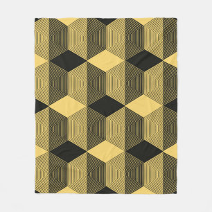 Cobertor De Velo fundo geométrico abstrato. Malha hexagonal com