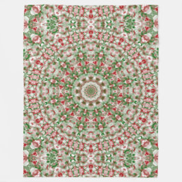 Cobertor De Velo Funky Boho Hippie Natal Kaleidoscópio Festivo