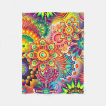 Funky Retro Pattern Abstrato Bohemian