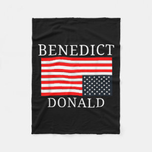 Cobertor De Velo Funny American Flag Benedict Donald Anti Trump