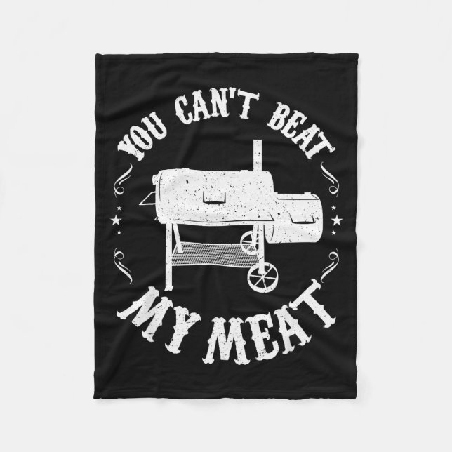 Cobertor De Velo Funny Bbq T Reverse Flow Smoker Accessory Dad Gril (Frente)