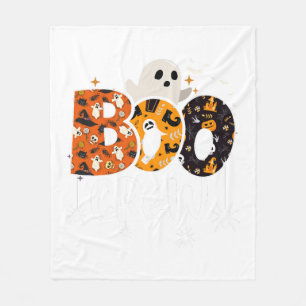 Cobertor De Velo Funny Boo Crew Ghost Lover Matando Homens do Dia d