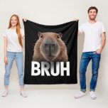 Cobertor De Velo Funny Capybara Bruh<br><div class="desc">Funny Capybara Bruh</div>