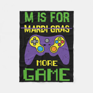 Cobertor De Velo Funny Celebra o Video Game Controller G da Mardi G