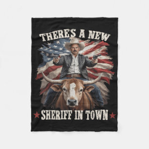 Cobertor De Velo Funny Chad Bianco Cowboy Bianco Para O Gov Da Cali
