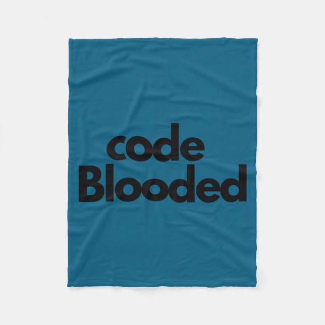 Cobertor De Velo Funny Coder Computer Programmer  (Frente)