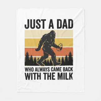 Cobertor De Velo Funny Dad Came Back With the Milk Vintage Shirt_1