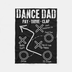 Cobertor De Velo Funny Dance Pai Competição Proud Dance Pai Padre