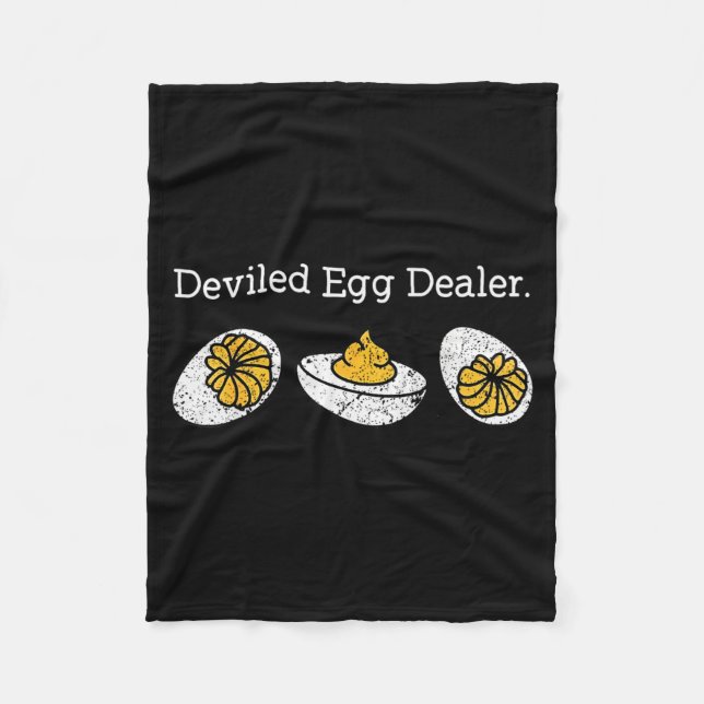 Cobertor De Velo Funny Deviled Egg Er Thanksgiving  (Frente)