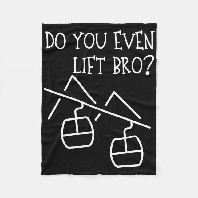 Cobertor De Velo Funny Do You Even Lift  (Frente)