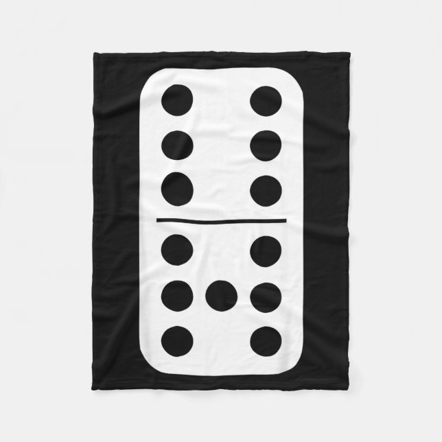 Cobertor De Velo Funny Domino Meme Six Seven Play Strategy Number H (Frente)