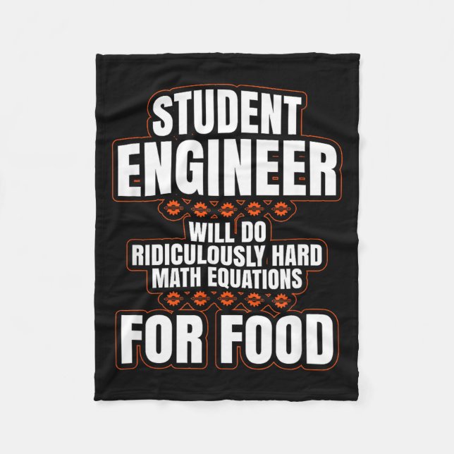 Cobertor De Velo Funny Engineer Engineering College Student S  (Frente)