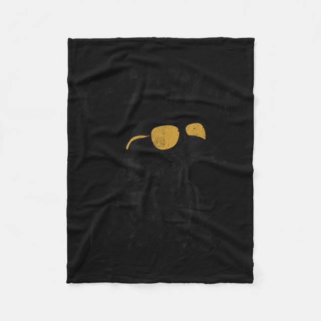 Cobertor De Velo Funny F-caw-f Crow (Frente)