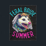 Cobertor De Velo Funny Feral Bride Summer Cute Possum Noiva A Ser O<br><div class="desc">Funny Feral Bride Summer Cute Possum Noiva Para Ogambm</div>