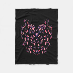Cobertor De Velo Funny Flamingo Halloween Simples Pink Bird Body