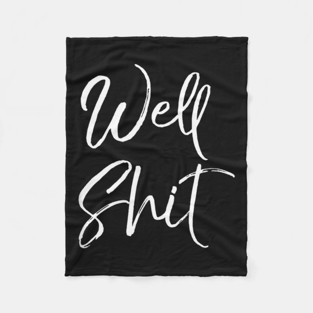 Cobertor De Velo Funny Gag Gift Sarcastic Profanity Quote Saying We (Frente)