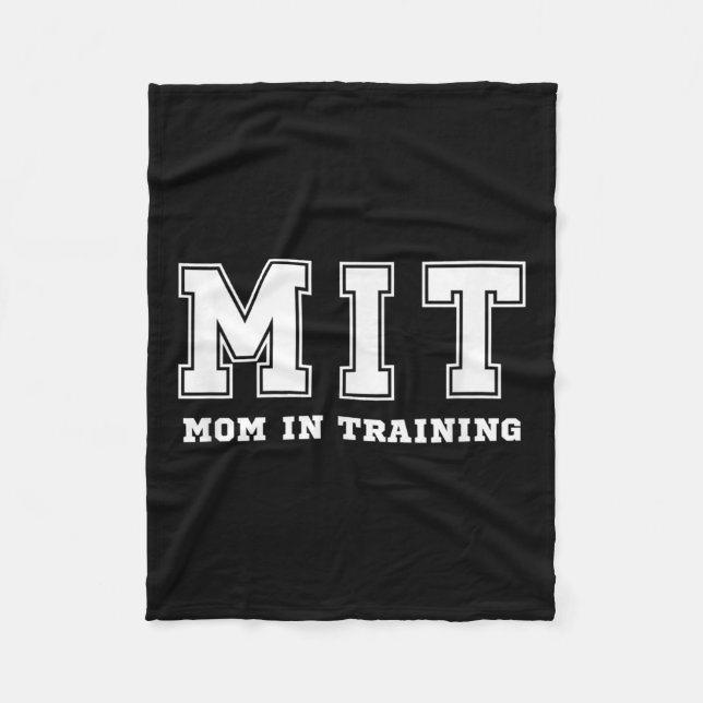 Cobertor De Velo Funny Gift For New Mom In Training Expecting Pregn (Frente)