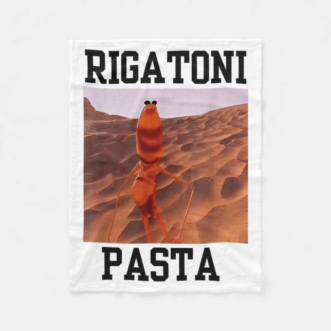 Cobertor De Velo Funny Marcus The Worm Rigatoni Pasta Robert Meme T (Frente)