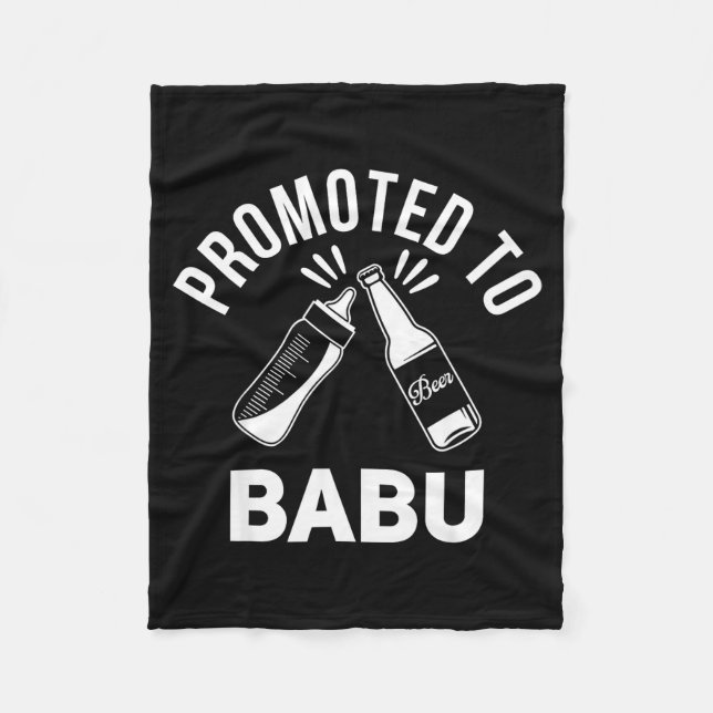 Cobertor De Velo Funny New Grandpa Pregnancy Announcement Promoted  (Frente)