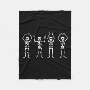 Cobertor De Velo Funny O-h-i State Skeleton Ohio Vintage Hallowee